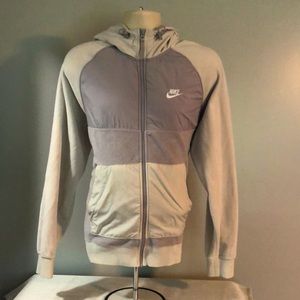 Nike zip up hoodie, size M